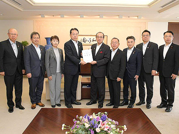 広島市へ予算要望書を提出